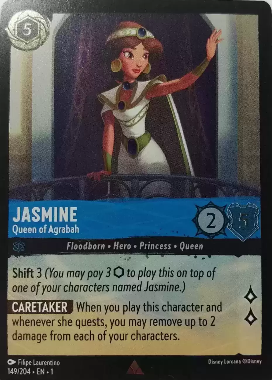 The First Chapter - Jasmine - Queen of Agrabah - Foil