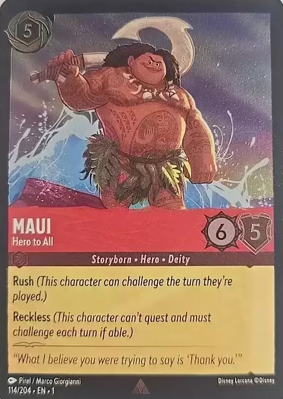 The First Chapter - Maui - Hero to All - Foil