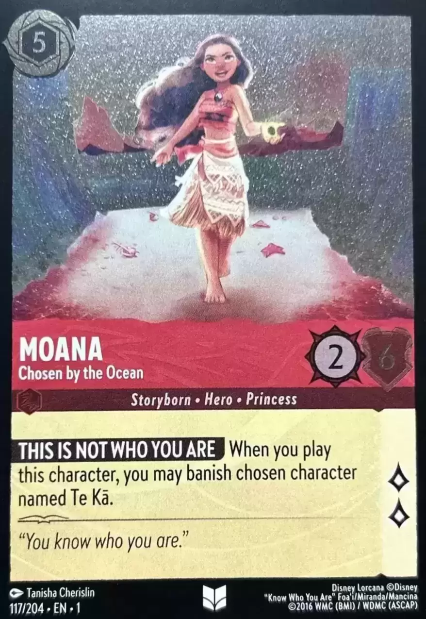 The First Chapter - Moana - Chosen by the Ocean - Foil