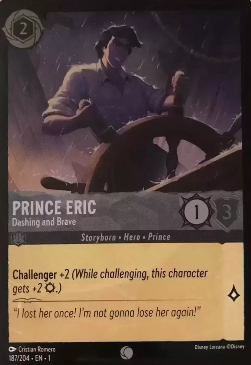 The First Chapter - Prince Eric - Dashing and Brave - Foil