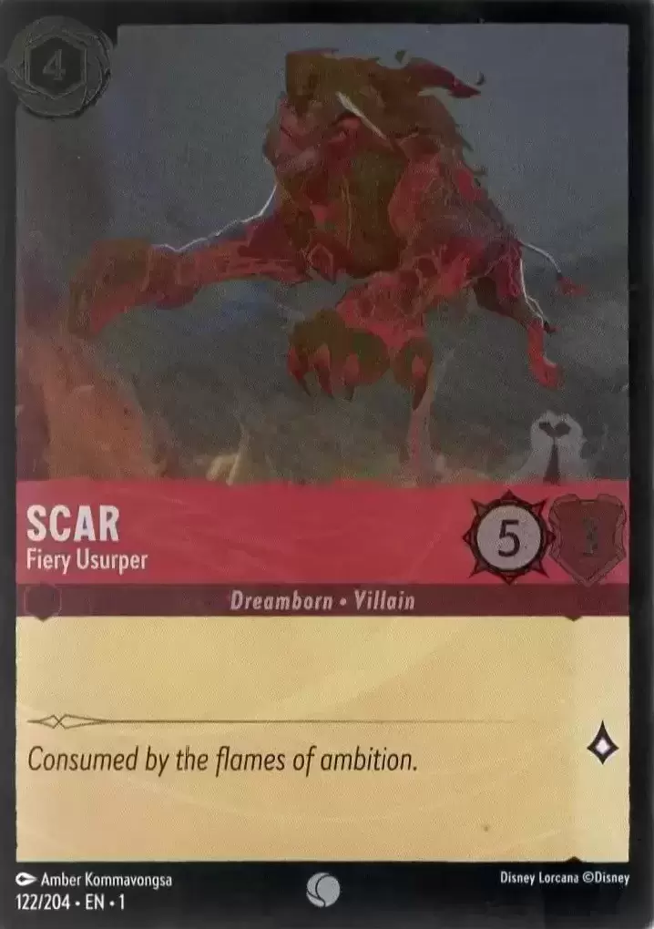 The First Chapter - Scar - Fiery Usurper - Foil