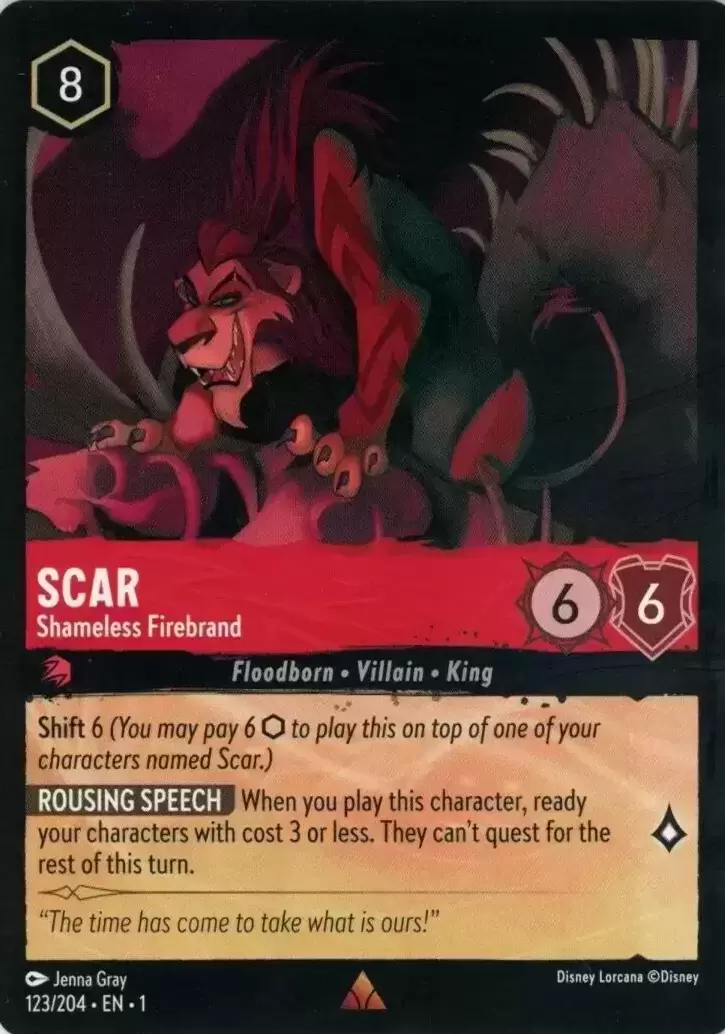 The First Chapter - Scar - Shameless Firebrand - Foil
