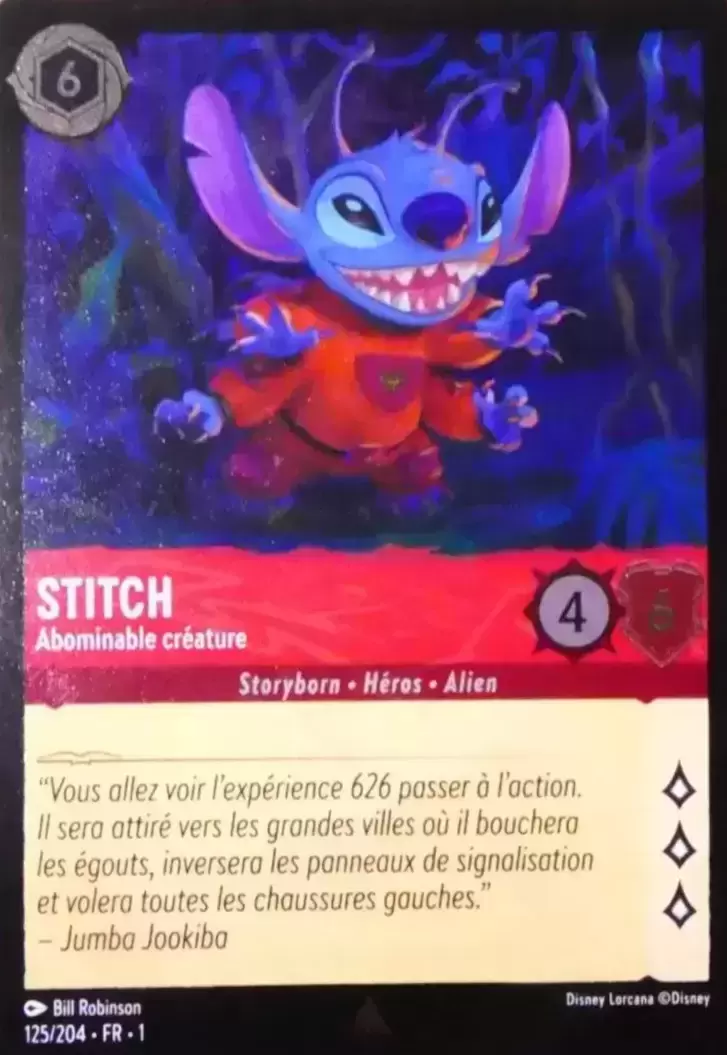 The First Chapter - Stitch - Abomination - Foil