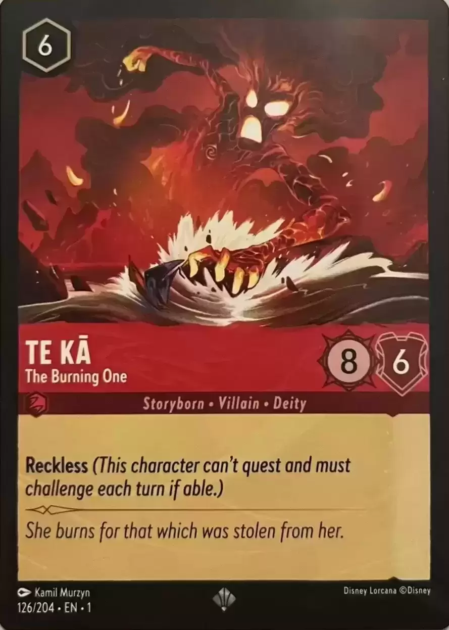 The First Chapter - Te Kā - The Burning One - Foil