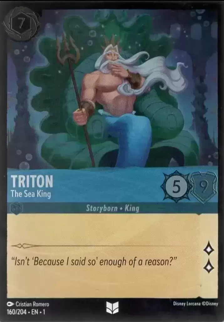 The First Chapter - Triton - The Sea King - Foil