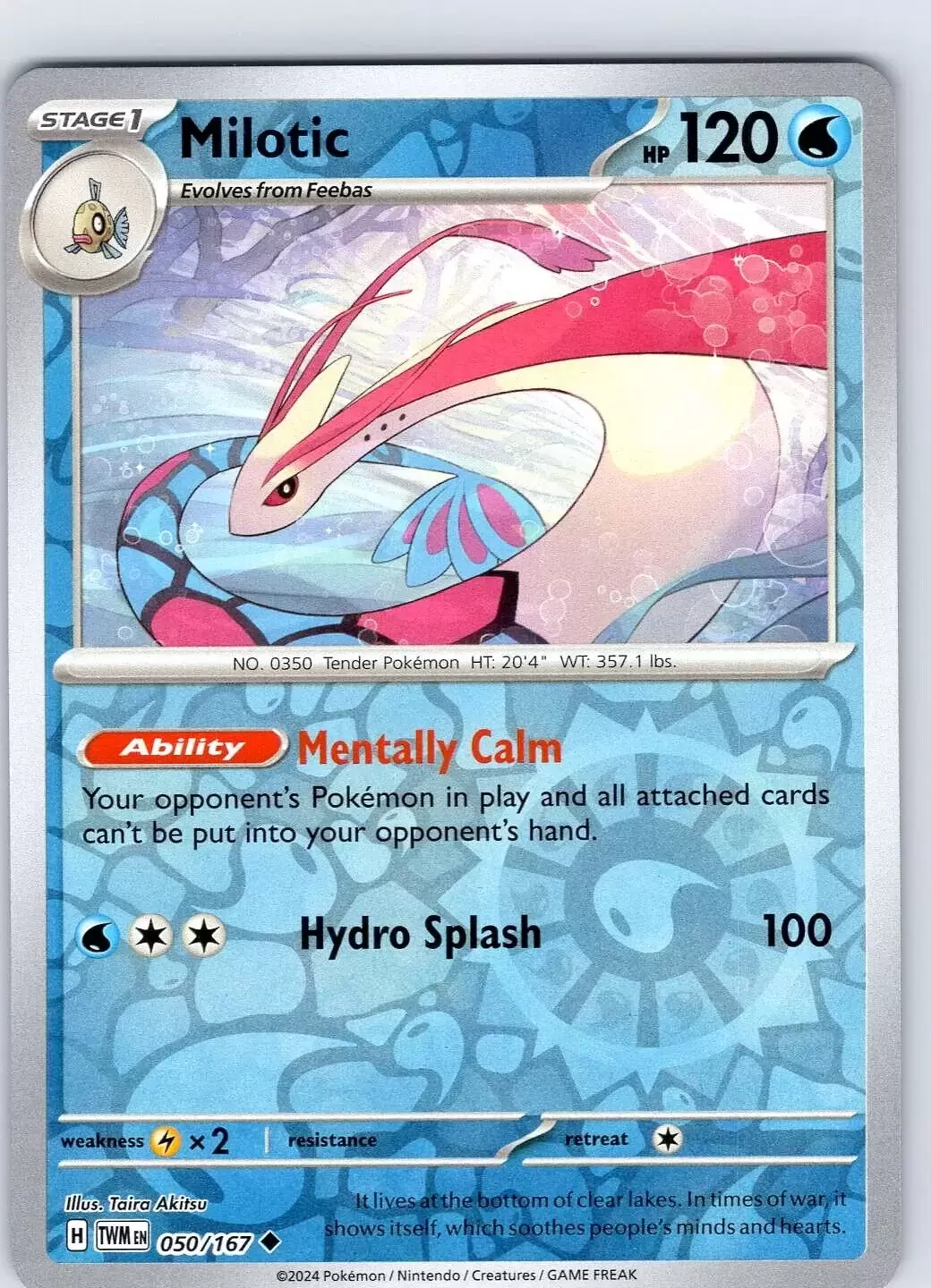 Twilight Mascarade - TWMEN - Milotic Reverse