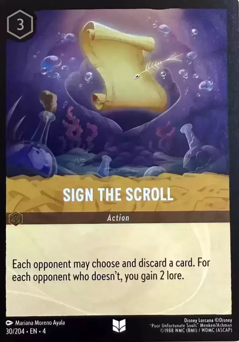 Ursula\'s Return - Sign The Scroll - Foil