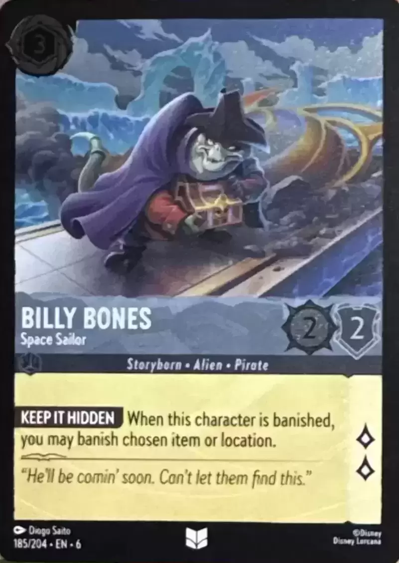 Azurite Sea - Billy Bones - Space Sailor - Foil