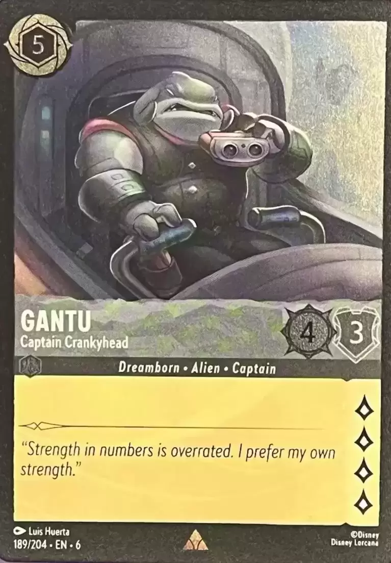 Azurite Sea - Gantu - Captain Crankyhead - Foil