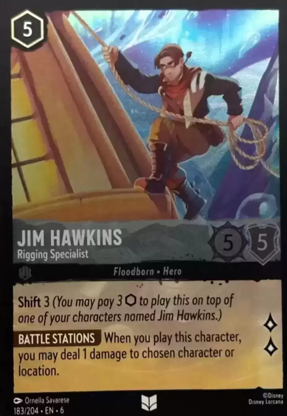 Azurite Sea - Jim Hawkins - Rigging Specialist - Foil