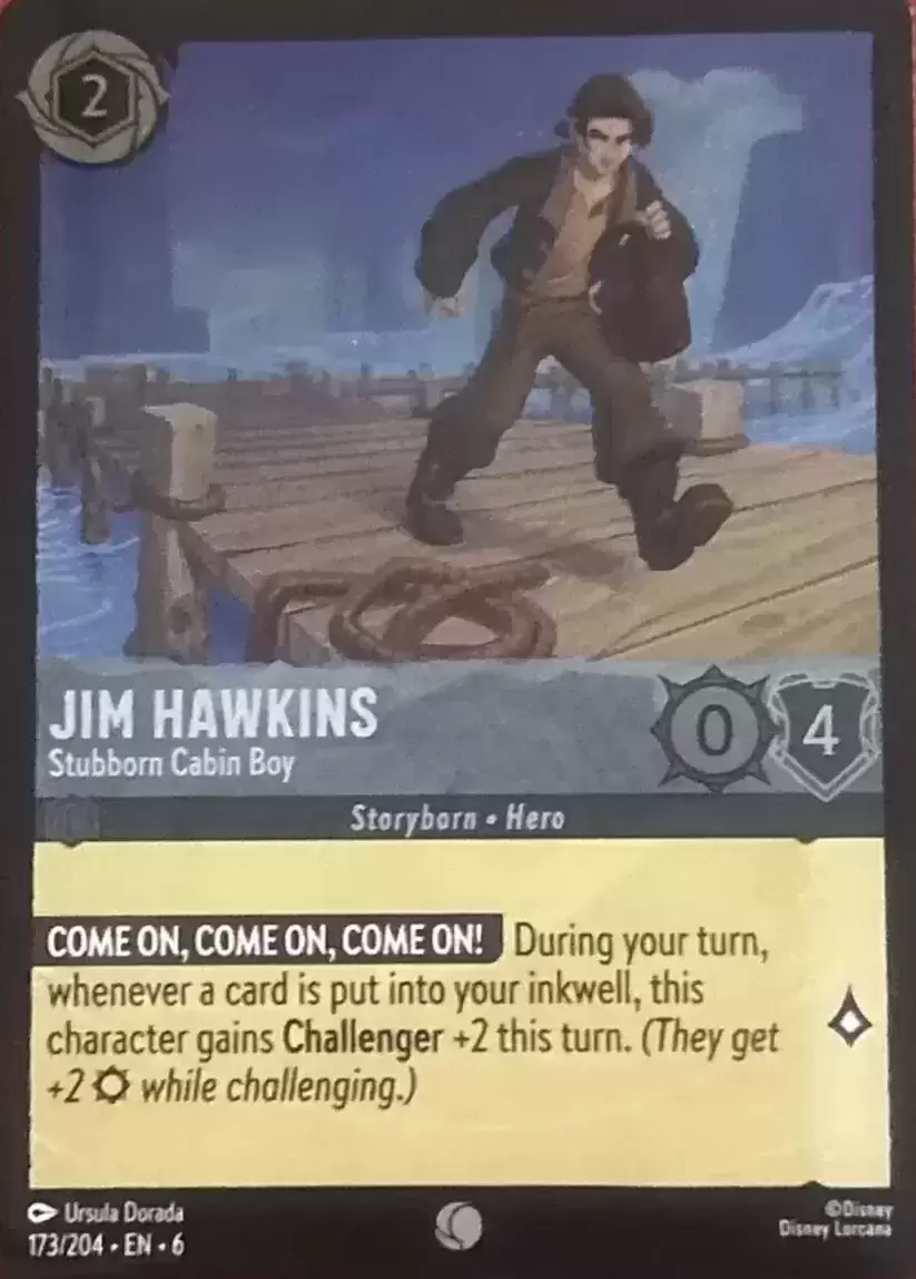 Azurite Sea - Jim Hawkins - Stubborn Cabin Boy - Foil