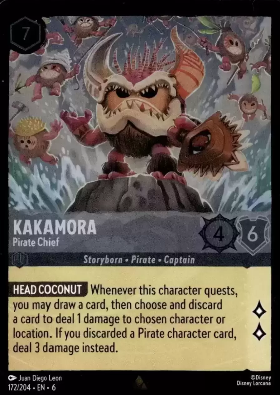 Azurite Sea - Kakamora - Pirate Chief - Foil