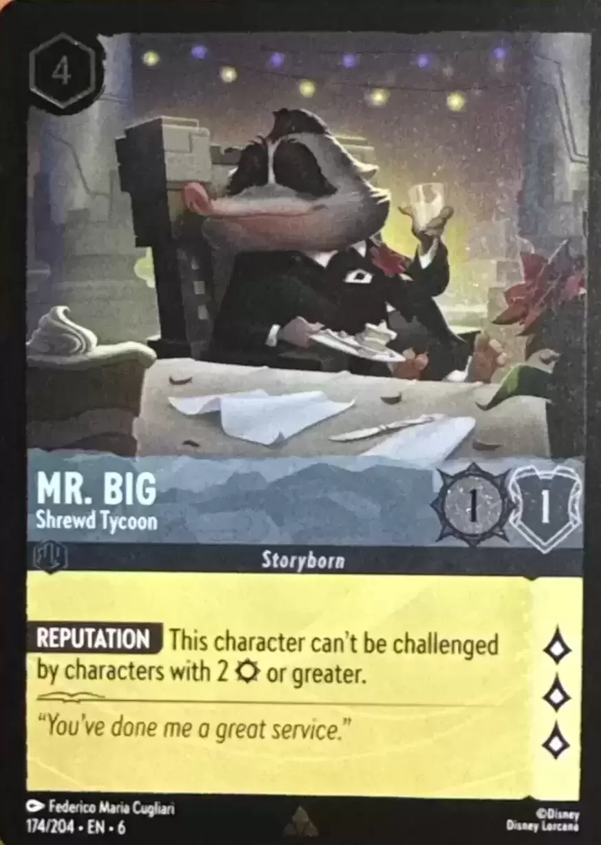 Azurite Sea - Mr. Big - Shrewd Tycoon - Foil