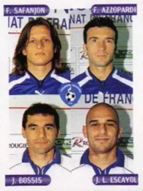 Foot 2001 - Fabien Safanjon - Franck Azzopardi - Joël Bossis - Jean-Luc Escayol - Niort