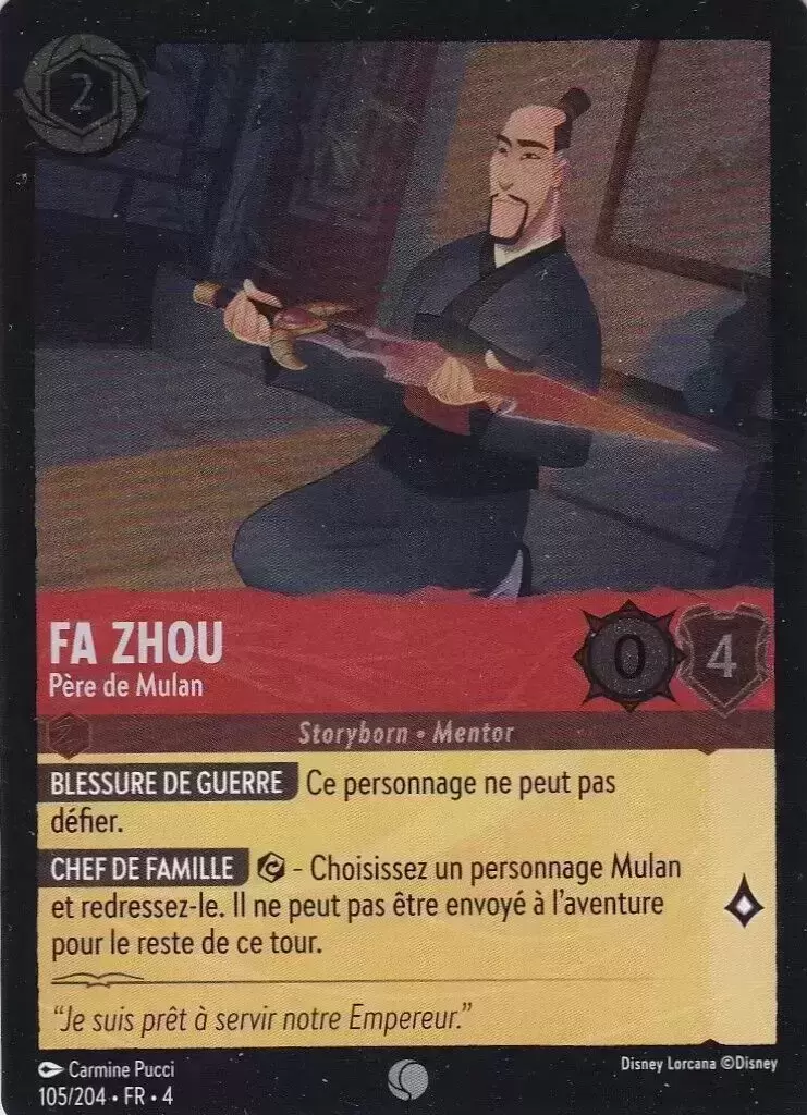 Le retour d\'Ursula - Chapitre 4 - Fa Zhou - Père de Mulan - Brillante