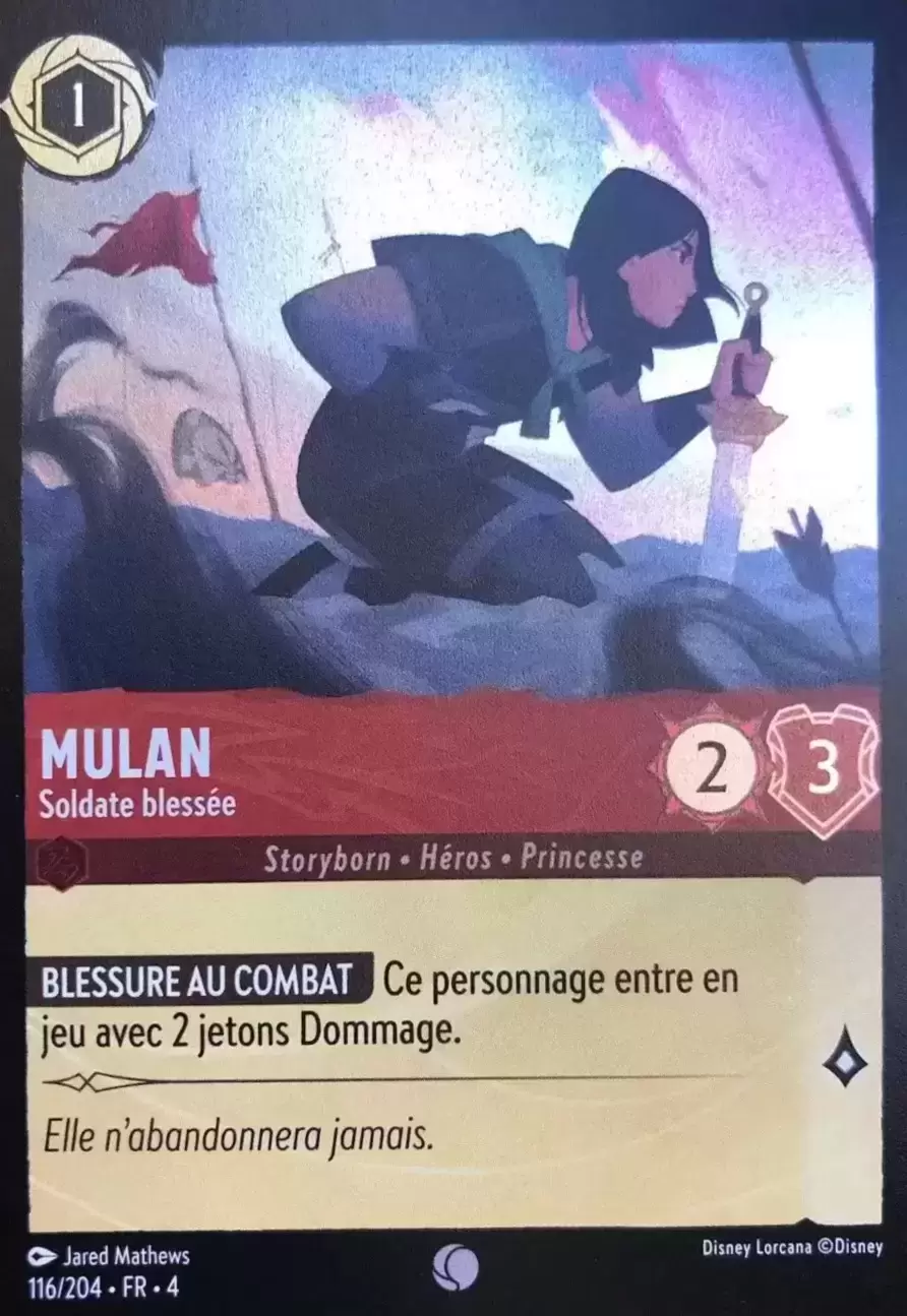 Le retour d\'Ursula - Chapitre 4 - Mulan - Soldate Blessée - Brillante