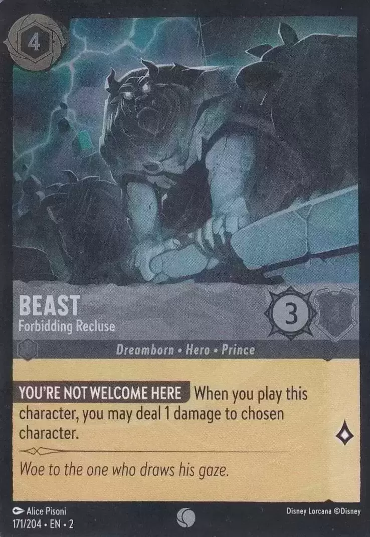 Rise of the Floodborn - Beast - Forbidding Recluse - Foil