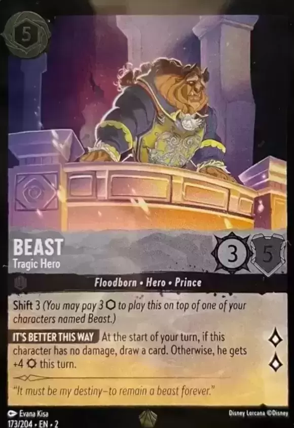 Rise of the Floodborn - Beast - Tragic Hero - Foil