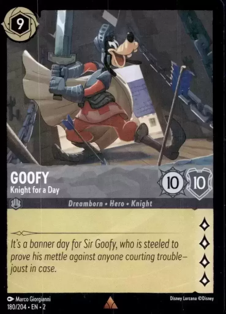 Rise of the Floodborn - Goofy - Knight for a Day - Foil