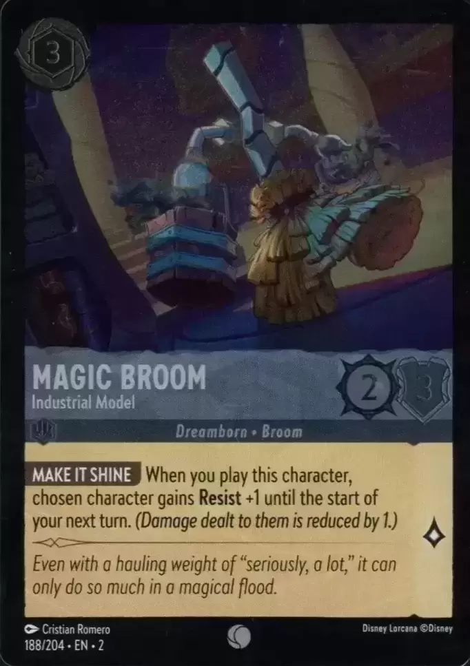 Rise of the Floodborn - Magic Broom - Industrial Model - Foil