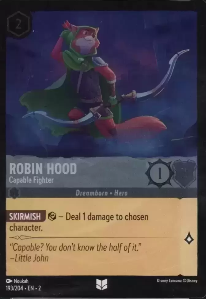 Rise of the Floodborn - Robin Hood - Capable Fighter - Foil