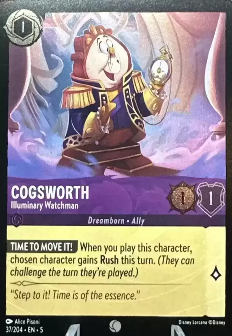 Shimmering Skies - Cogsworth - Illuminary Watchman - Foil