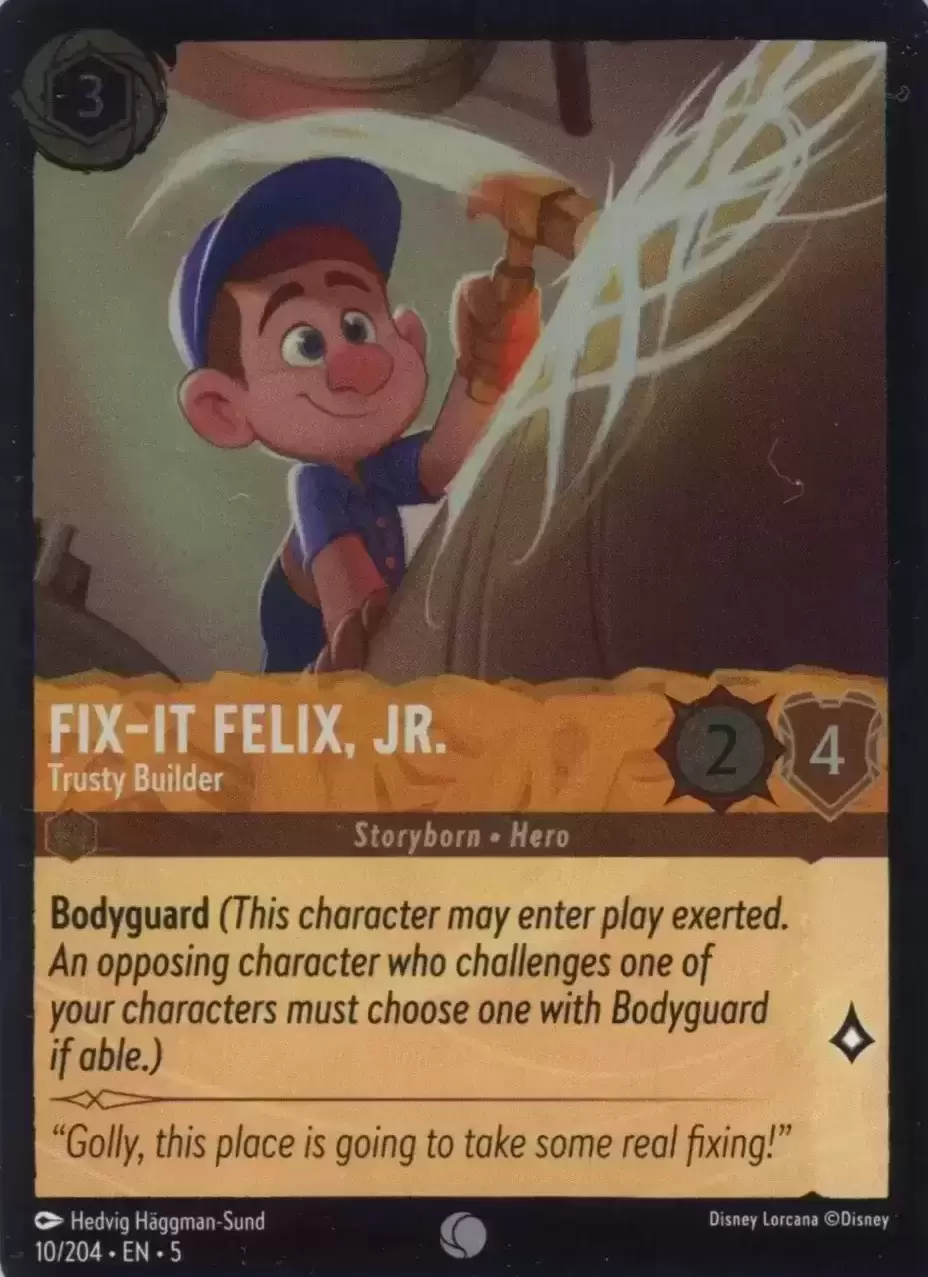 Shimmering Skies - Fix-It Felix, Jr. - Trusty Builder - Foil