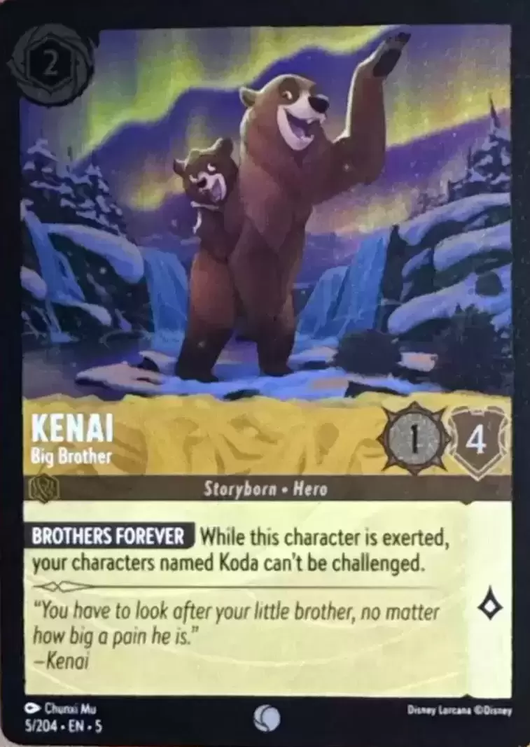 Shimmering Skies - Kenai - Big Brother - Foil