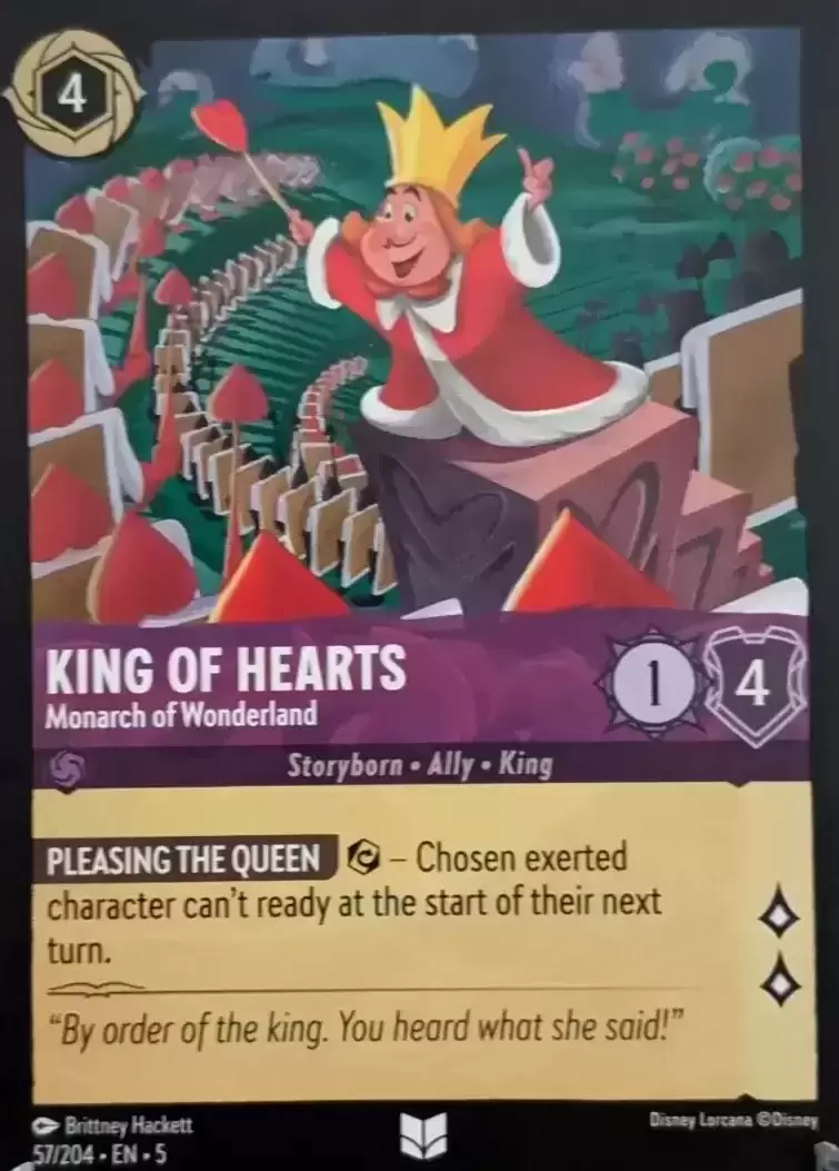 Shimmering Skies - King of Hearts - Monarch of Wonderland - Foil