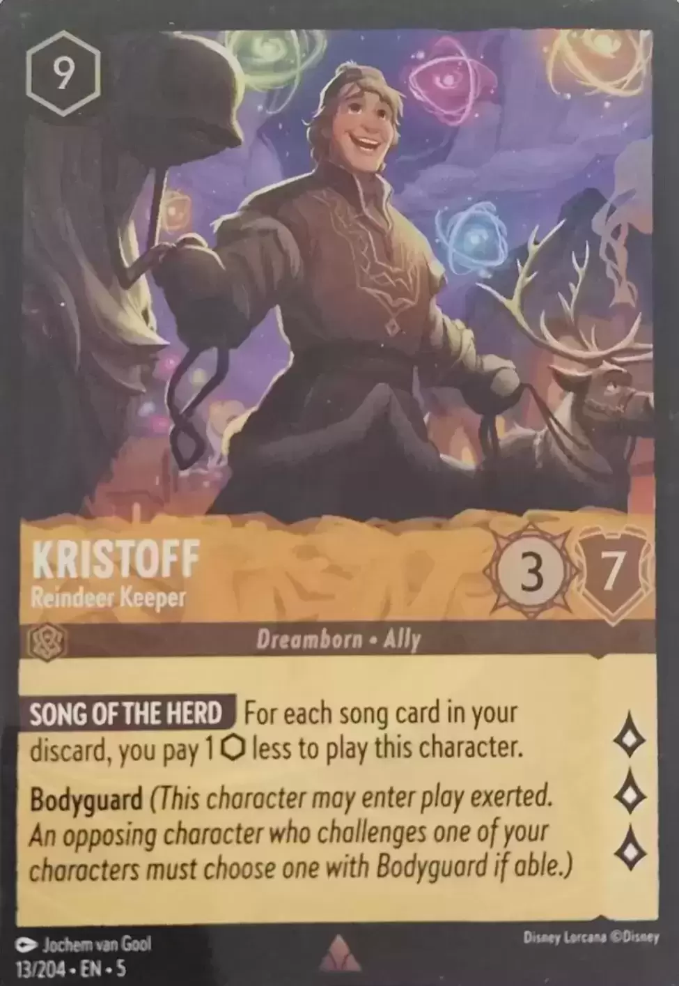 Shimmering Skies - Kristoff - Reindeer Keeper - Foil