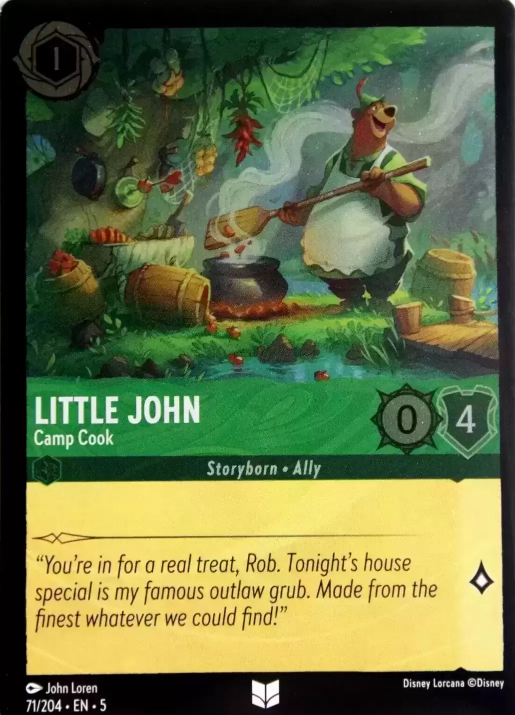 Shimmering Skies - Little John - Camp Cook - Foil