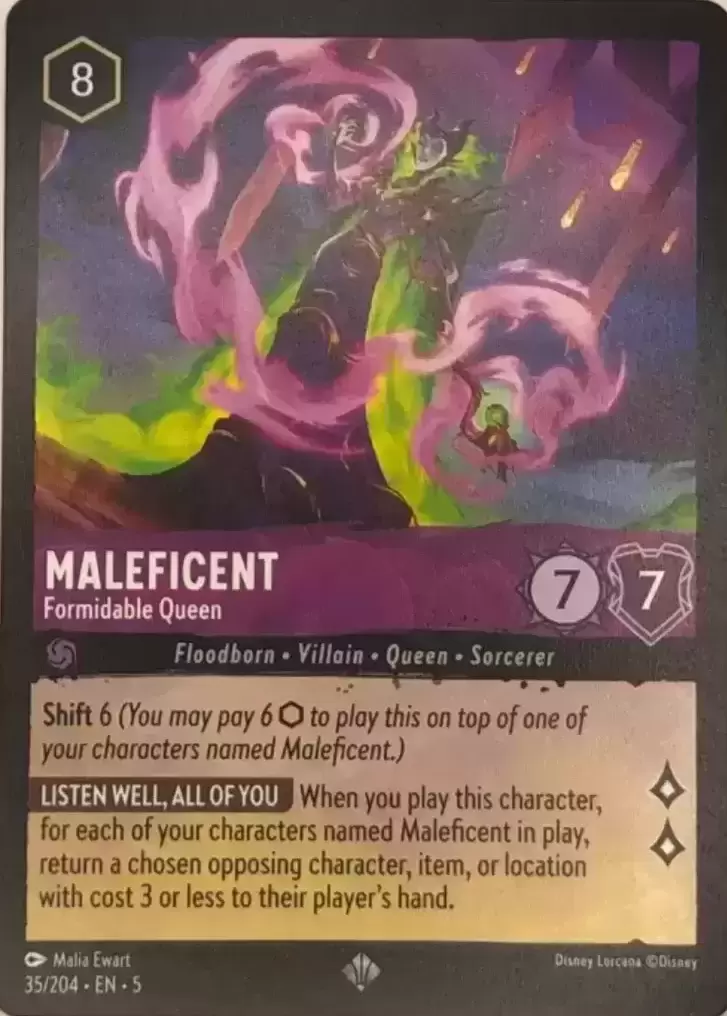 Shimmering Skies - Maleficent - Fearsome Queen - Foil
