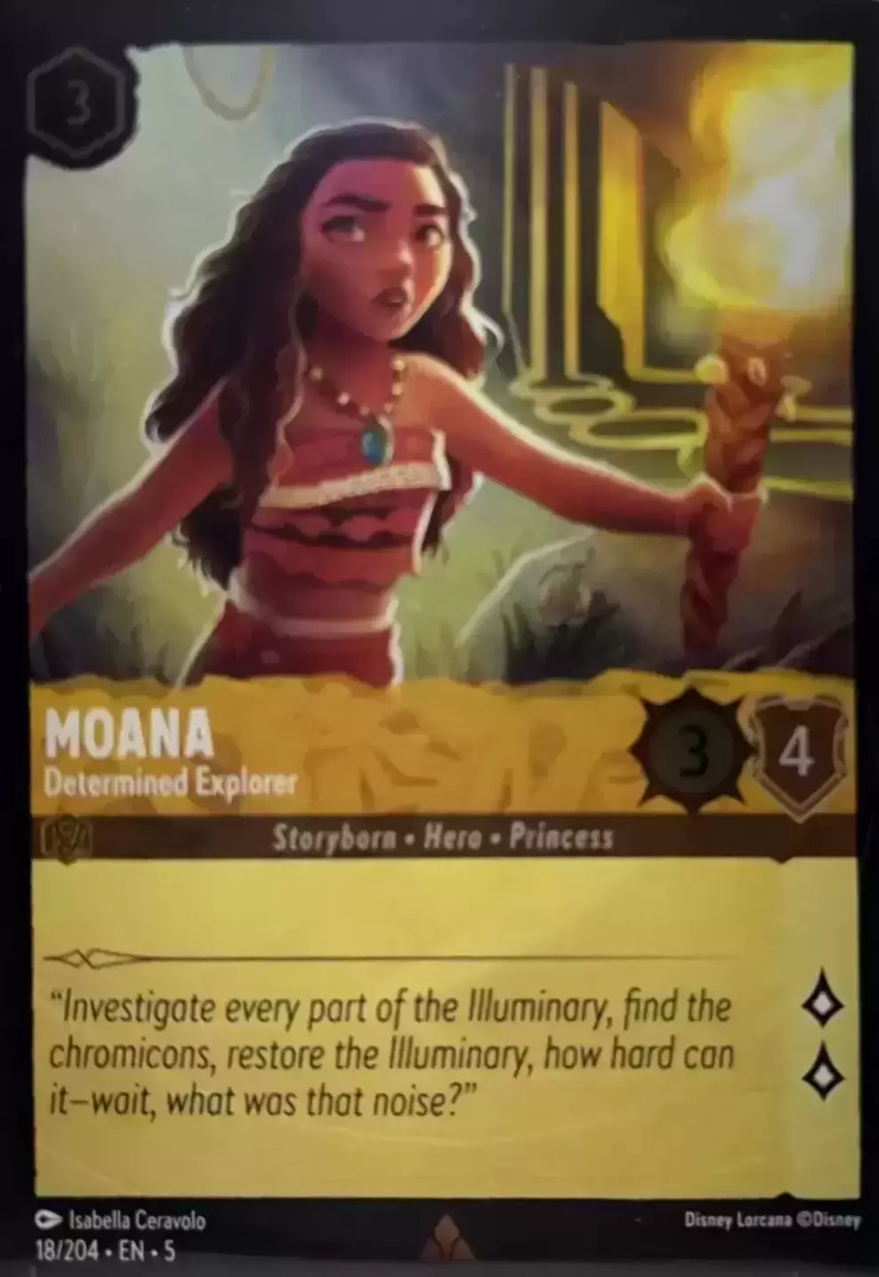 Shimmering Skies - Moana - Determined Explorer - Foil