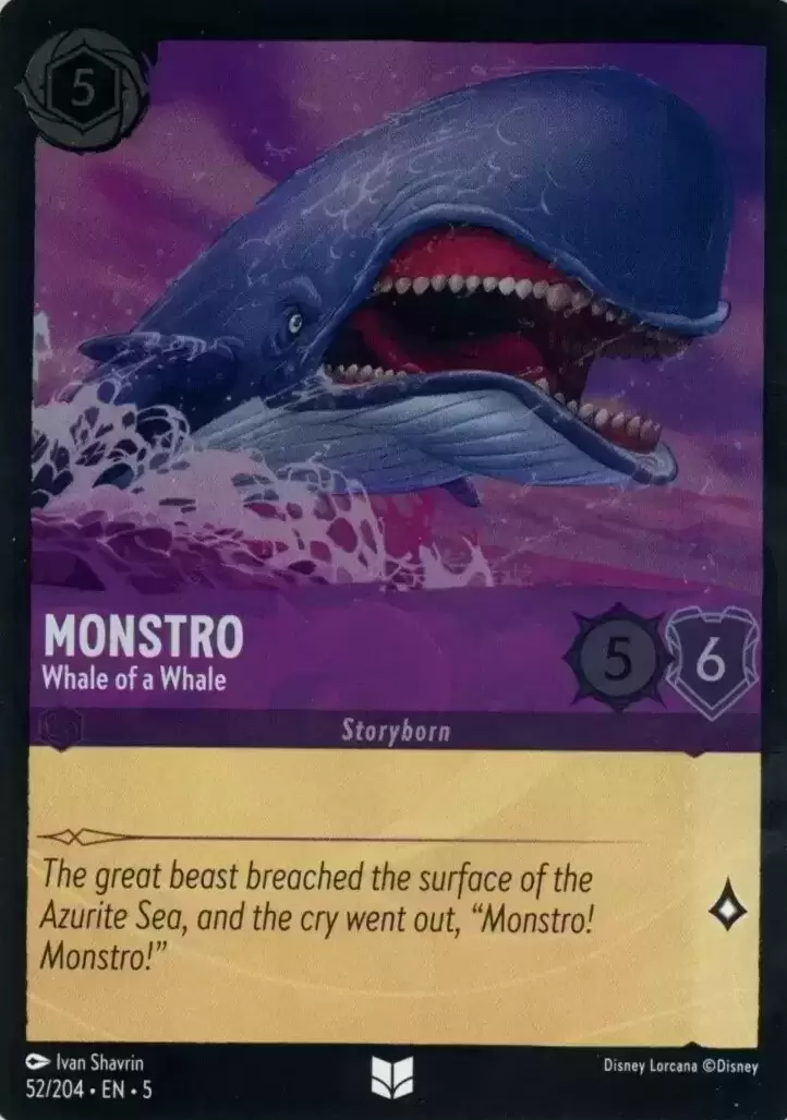 Shimmering Skies - Monstro - Whale of a Whale - Foil