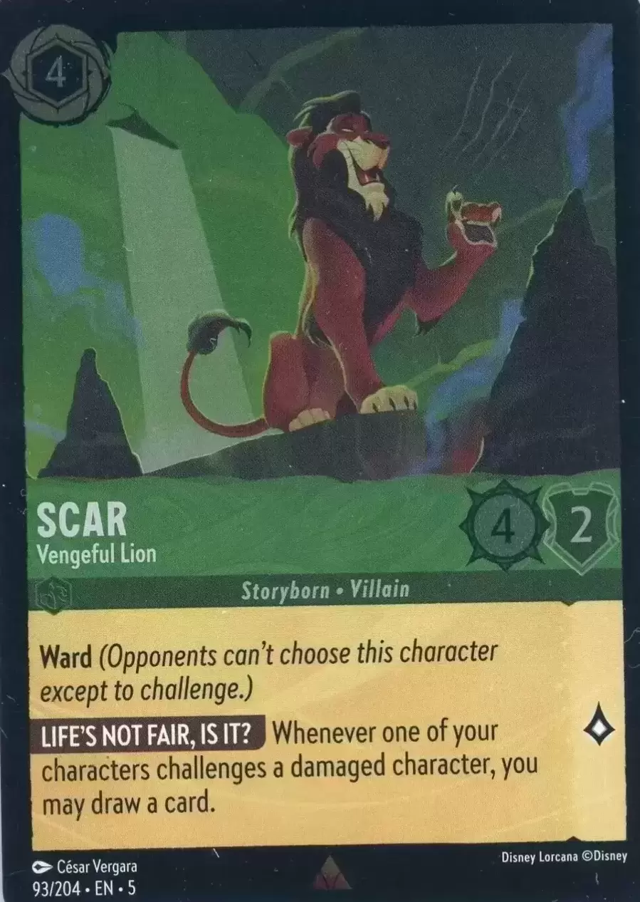 Shimmering Skies - Scar - Vengeful Lion - Foil
