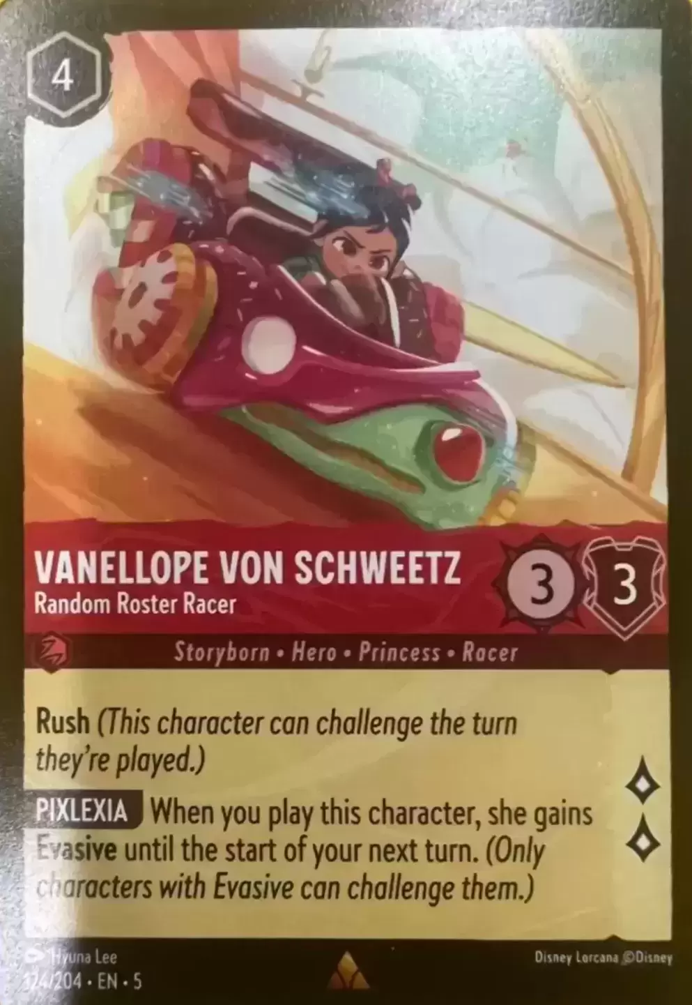 Shimmering Skies - Vanellope Von Schweetz - Random Roster Racer - Foil