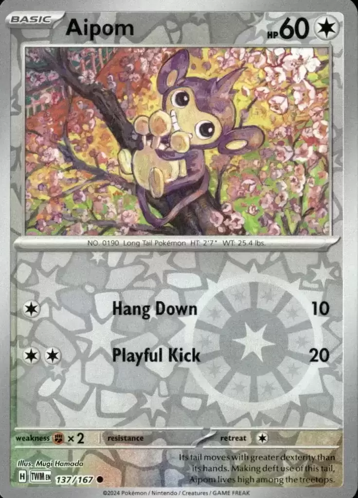 Twilight Mascarade - TWMEN - Aipom Reverse