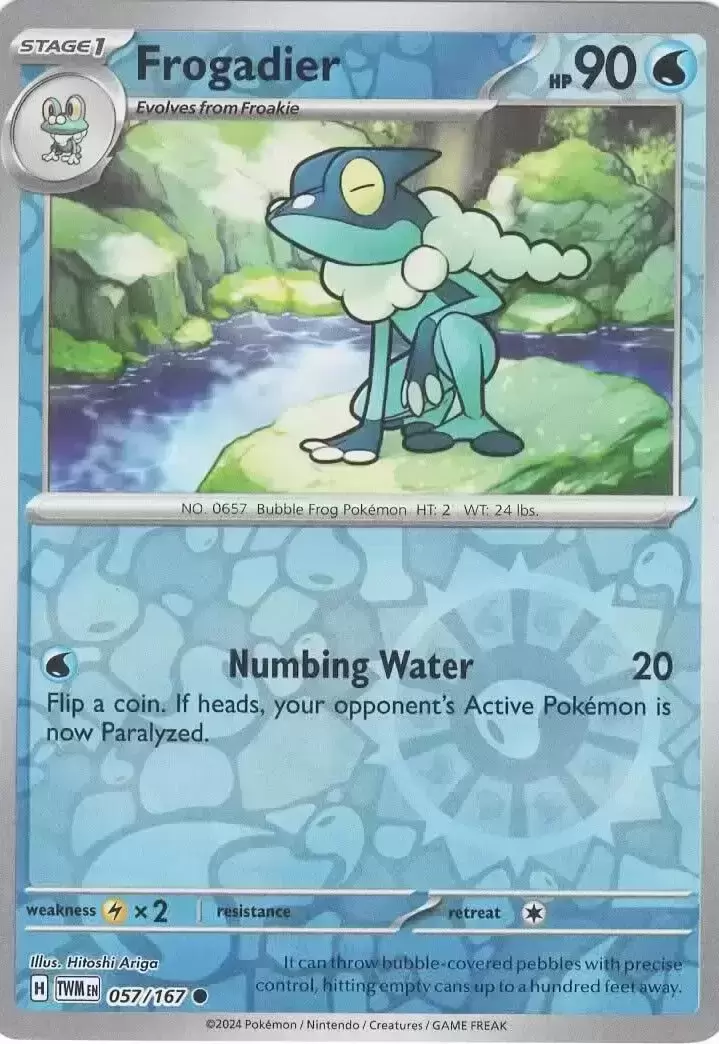 Twilight Mascarade - TWMEN - Frogadier Reverse