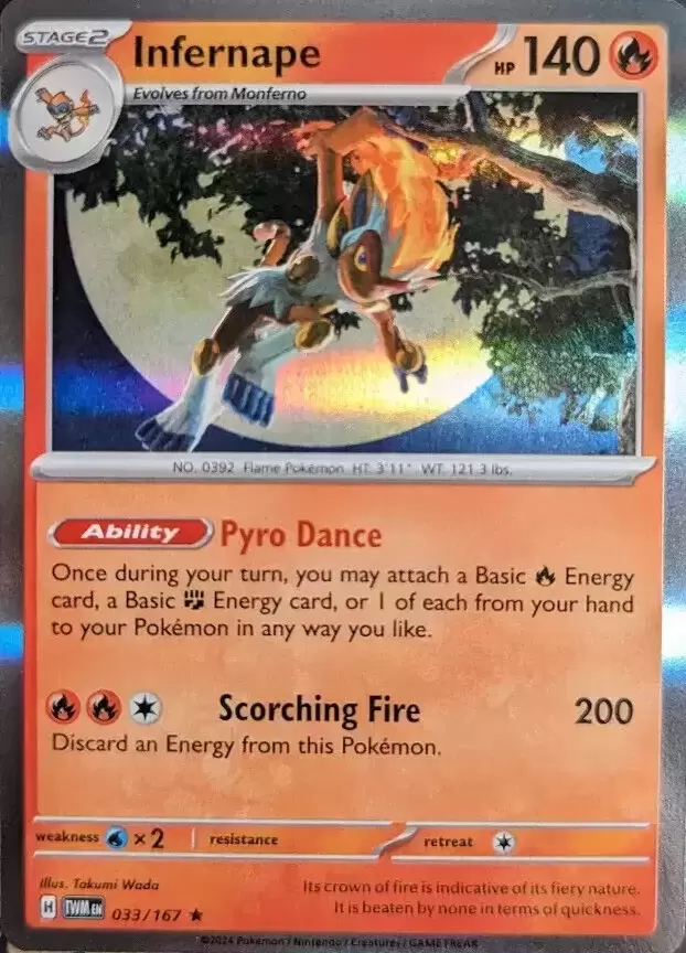 Twilight Mascarade - TWMEN - Infernape Holo