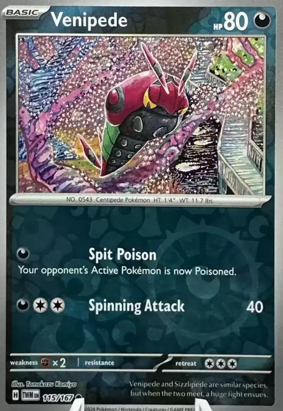 Twilight Mascarade - TWMEN - Venipede Reverse