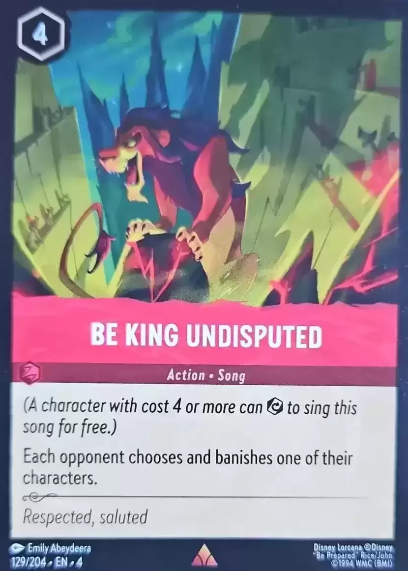 Ursula\'s Return - Be King Undisputed - Foil
