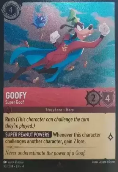 Ursula\'s Return - Goofy - Super Goof - Foil