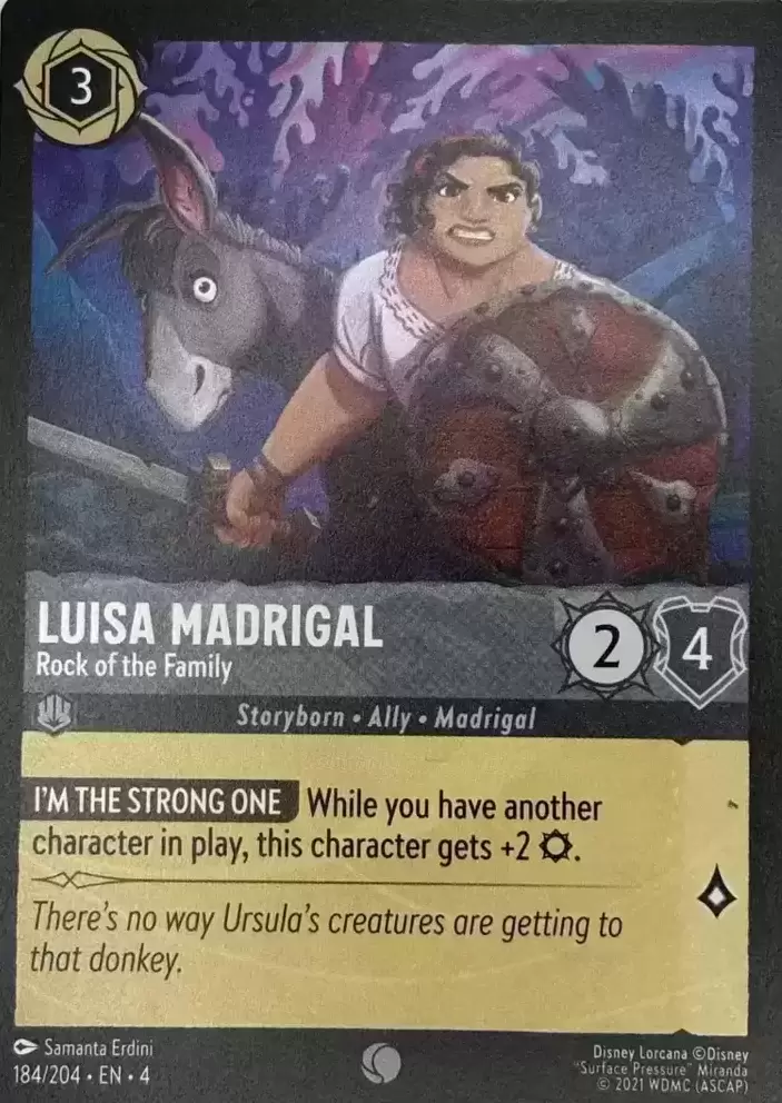 Ursula\'s Return - Luisa Madrigal - Rock of the Family - Foil