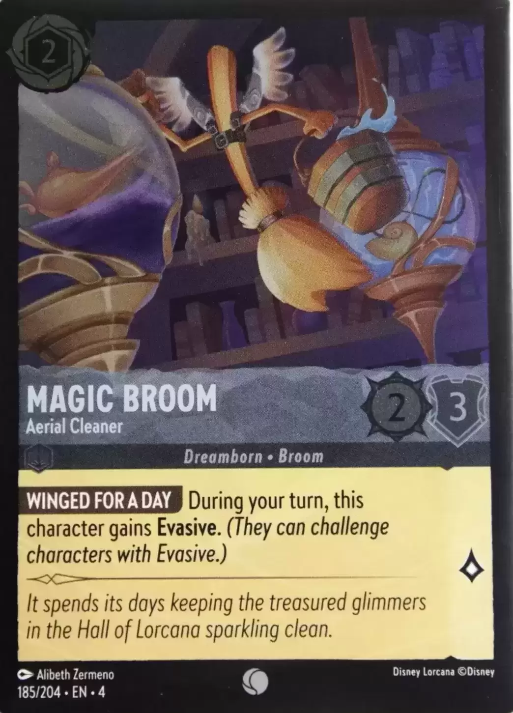 Ursula\'s Return - Magic Broom - Aerial Cleaner - Foil