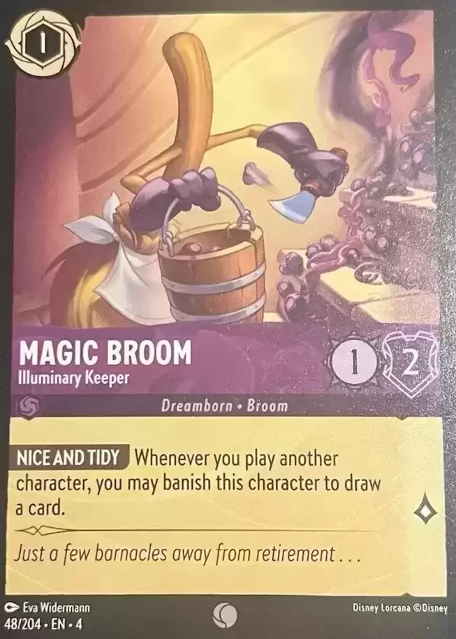 Ursula\'s Return - Magic Broom - Illuminary Keeper - Foil