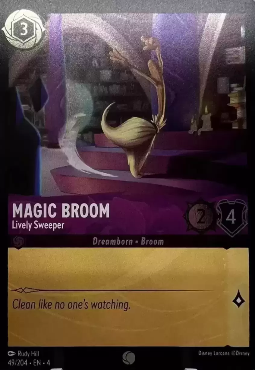 Ursula\'s Return - Magic Broom - Lively Sweeper - Foil