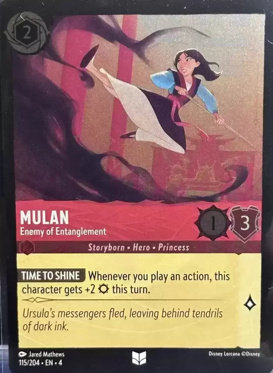 Ursula\'s Return - Mulan - Enemy of Entanglement - Foil