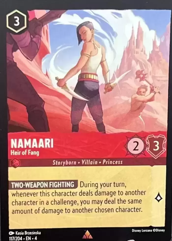 Ursula\'s Return - Namaari - Heir of Fang - Foil
