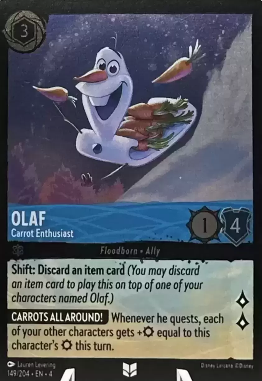 Ursula\'s Return - Olaf - Carrot Enthusiast - Foil