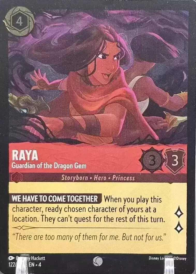 Ursula\'s Return - Raya - Guardian of the Dragon Gem - Foil